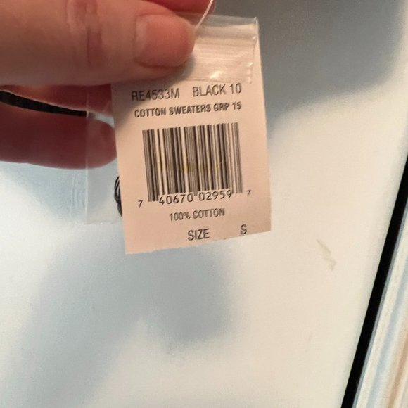 Rafaella Black Cowlneck Boatneck Style Sweater - Small - Picture 3 of 3